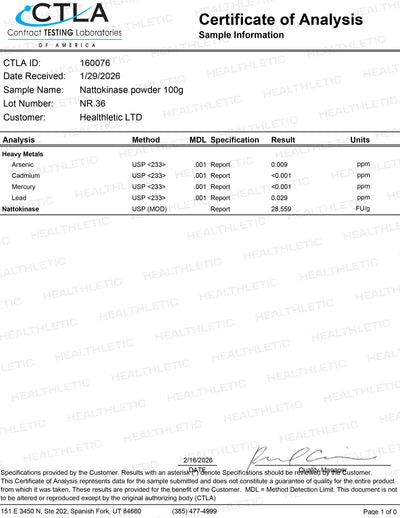 4.83 Based On 3,000+ Satisfied Customers  Ultimate Nattokinase - Natural solution for reversing arterial inflammation