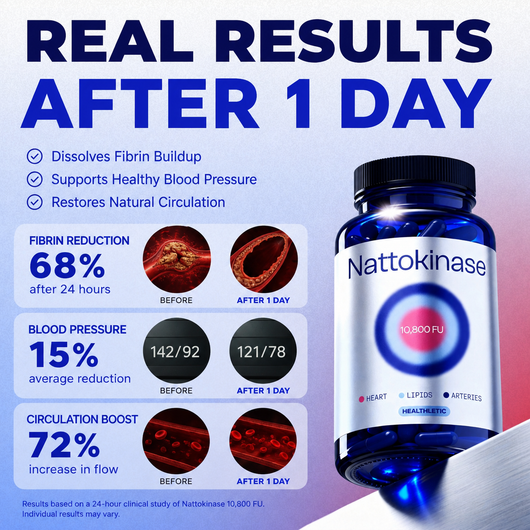 4.83 Based On 3,000+ Satisfied Customers  Ultimate Nattokinase - Natural solution for reversing arterial inflammation